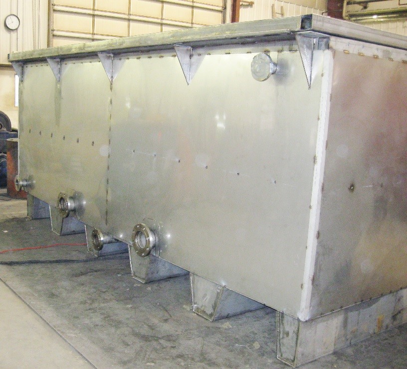 Stainless steel fabrication in food plant